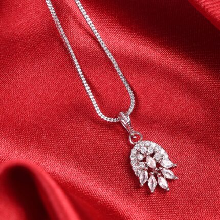 5 Stone With Round Pendant