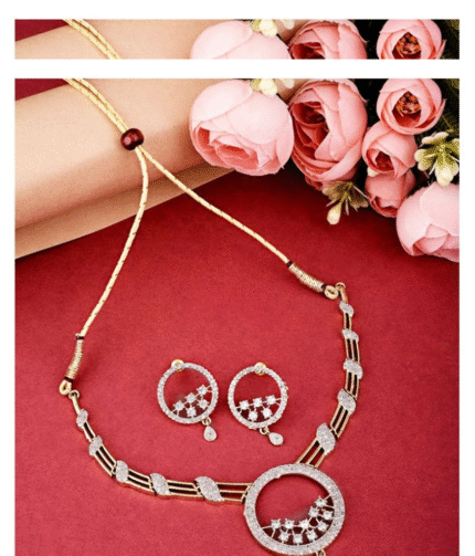Ad Round Necklace
