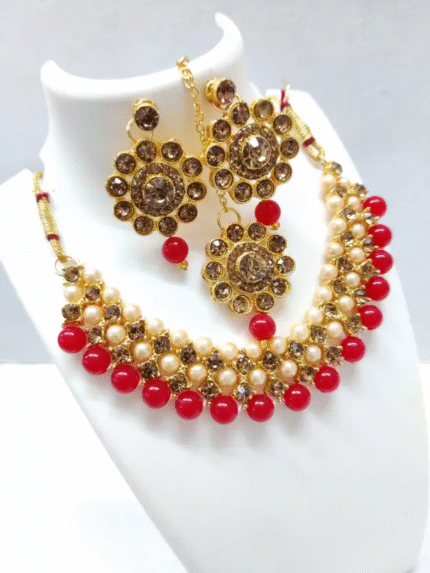 Red necklace Set