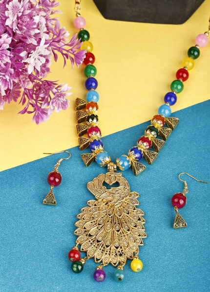 Multicolor Oxidised Golden Peacock